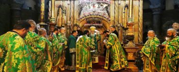 Η Κυριακή της Σταυροπροσκυνήσεως στο Πατριαρχείο Ιεροσολύμων