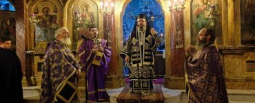 Προηγιασμένη Θεία Λειτουργία στη Μητρόπολη Αιτωλίας