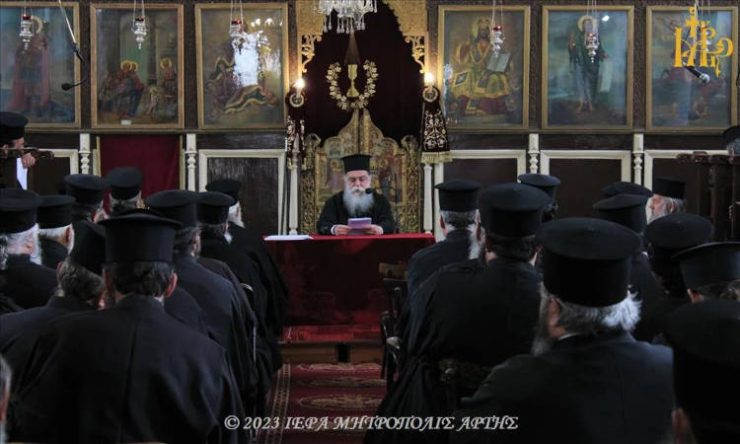 Προπασχάλιος Ιερατική Σύναξη στη Μητρόπολη Άρτης