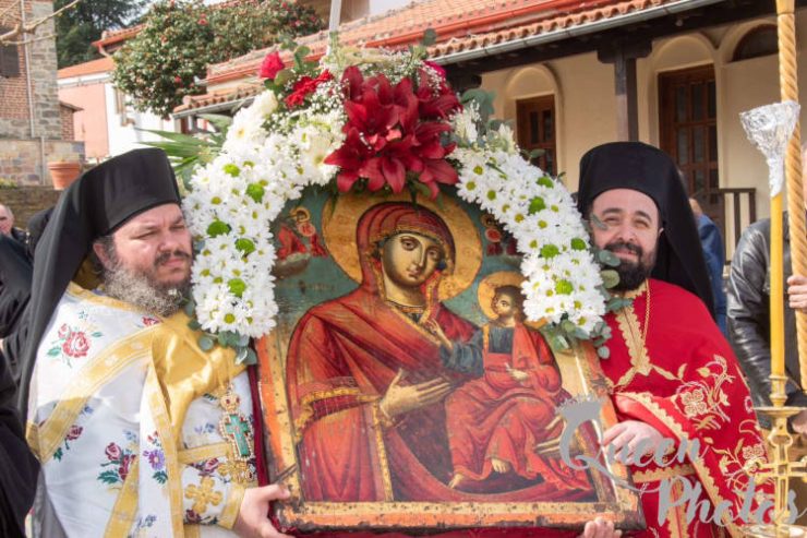 Λαμπρός εορτασμός στην Ιερά Μονή Παναγίας Πορταΐτισσας Κορνοφωλιάς