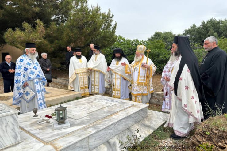 40ήμερο Μνημόσυνο της μακαριστής Μοναχής Μελετίας στην Ιερά Μονή Αγιασμένου Ιεράπετρας