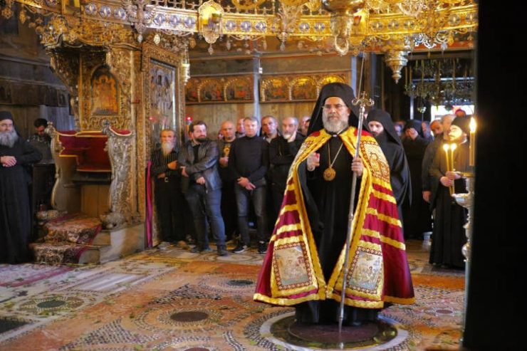 Ο Σύμης Χρυσόστομος στην Πανήγυρη της Παναγίας Πορταϊτίσσης της Μονής Ιβήρων