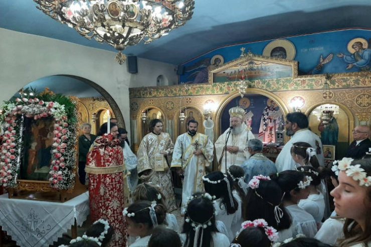 Λαμπρός εορτασμός Παναγίας Παραβουνιώτισσας Ερέτριας
