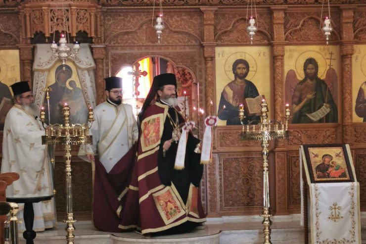 Ο Επίσκοπος Μεσαορίας Γρηγόριος στην Ηλεία