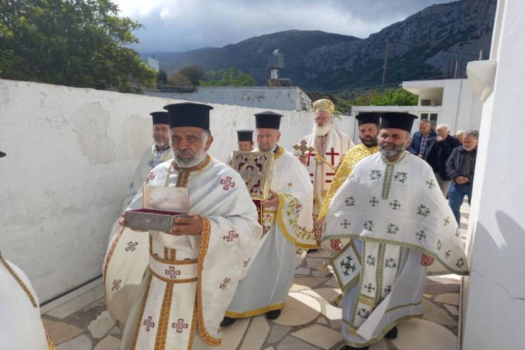 Εορτή της Αγίας Μεγαλομάρτυρος Ειρήνης στη Μητρόπολη Αρκαλοχωρίου