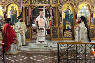 Αναστάσιμη Αγρυπνία για την εορτή της Αποδόσεως του Πάσχα στην Καλογραίζα