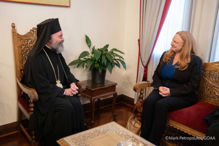 Η νέα Πρέσβης της Αυστραλίας στην Ελλάδα επισκέφθηκε την Αρχιεπισκοπή Αυστραλίας