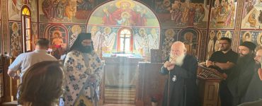 Ο Αρχιεπίσκοπος τίμησε την Αγία Μαρίνα στη νήσο Άμπελο