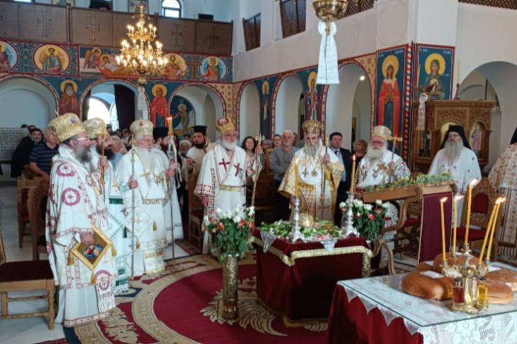 Λαμπρός εορτασμός Αγίου Ανδρέα Αρχιεπισκόπου Κρήτης στο Αρκαλοχώρι