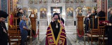 Ο Μητροπολίτης Αιτωλίας στην Ματαράγκα Μακρυνείας