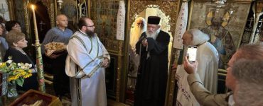 Στην ιστορική Μονή Μεταμορφώσεως Σωτήρος Σαγματά ο Αρχιεπίσκοπος