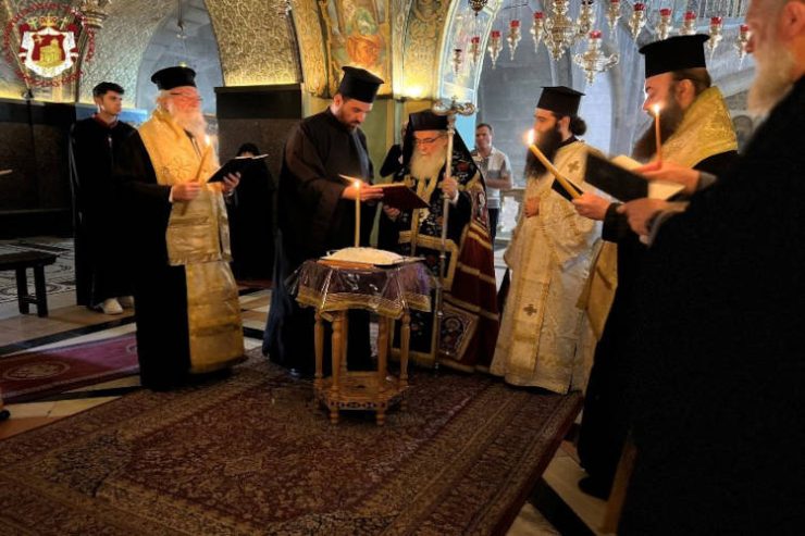 Τεσσαρακονθήμερο Μνημόσυνο του Αρχιμανδρίτου Φιλοθέου στο Πατριαρχείο Ιεροσολύμων