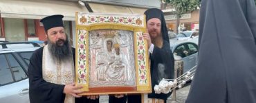 Υποδοχή της Παναγίας Αρεθιώτισσας «Κυράς του Βάλτου» στο Βόλο