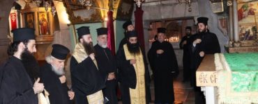 Προσευχή υπέρ ειρήνης του σύμπαντος κόσμου στο Πατριαρχείο Ιεροσολύμων