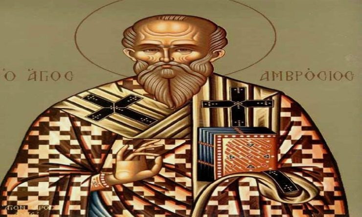 7 Δεκεμβρίου: Άγιος Αμβρόσιος επίσκοπος Μεδιολάνων