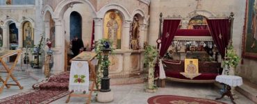 Η Εορτή του Αγίου νέου Ιερομάρτυρος Φιλουμένου του Αγιοταφίτου στο Πατριαρχείο Ιεροσολύμων