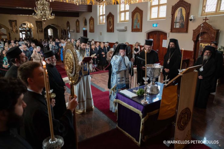 Παραμονή Θεοφανείων στην Ιερά Μονή Παναγίας «Άξιον Εστί» Northcote