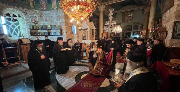 Η Εορτή του Αγίου Θεοδοσίου του Κοινοβιάρχου στο Πατριαρχείο Ιεροσολύμων