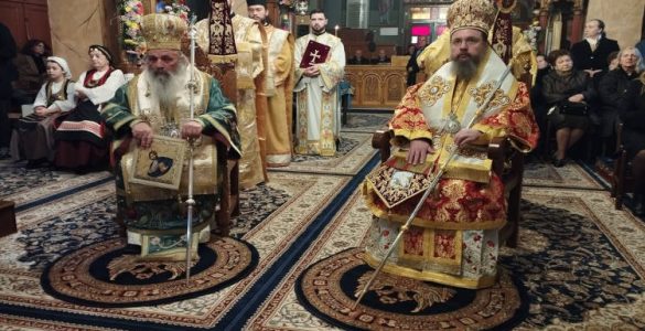 Δισαρχιερατική Θεία Λειτουργία στη Σταμνά Αιτωλοακαρνανίας