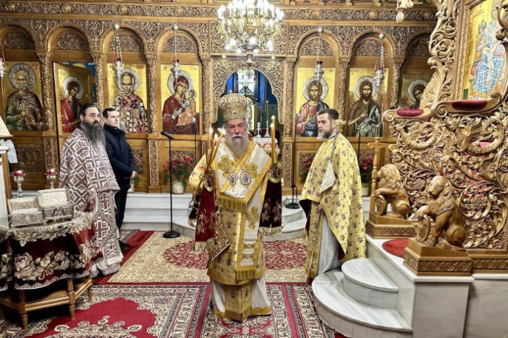 Κυριακή ΙΕ΄ Ματθαίου στον Ιερό Ναό Αγίου Νικολάου Ελευθερουπόλεως