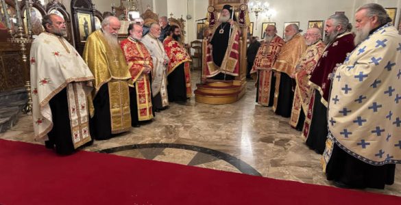 Εσπερινός της εορτής της Υπαπαντής του Κυρίου στη Σητεία