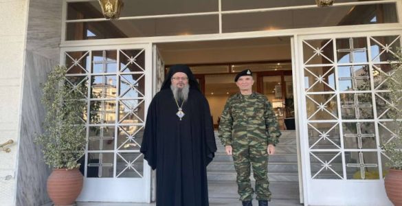 Ο Αρχηγός ΓΕΣ στον Λαρίσης Ιερώνυμο