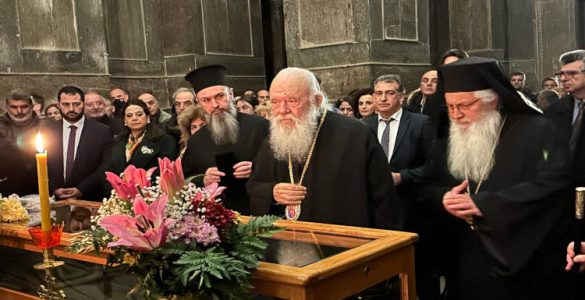 Εορτή Οσίου Λουκά του εν τω Στειρίῳ όρει ασκήσαντος στη Μητρόπολη Θηβών