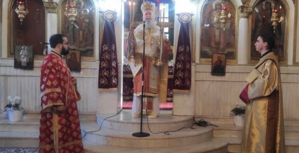 Ο Μητροπολίτης Χαλκίδος στην Ενορία της Νέας Λαμψάκου