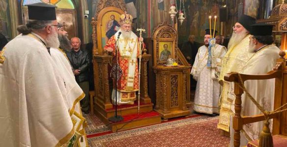 Εορτή Αγίου Σωφρονίου Πατριάρχου Ιεροσολύμων στην Ιερά Μονή Παναγίας Φανερωμένης Χιλιομοδίου