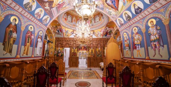 Εσπερινός Εγκαινίων του Ιερού Παρεκκλησίου του Οσίου Γερασίμου στην Παναγία Δοβρά