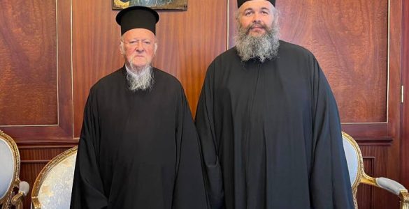 Ο Μητροπολίτης Φλωρίνης Ειρηναίος στο Φανάρι