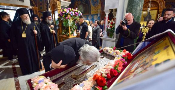 Εσπερινός Εορτής Αγίου Αχιλλίου στη Λάρισα