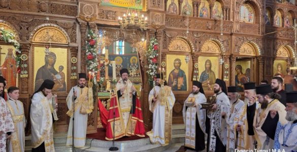 Αιτωλοακαρνανίας Δαμασκηνός: Η αληθινή δύναμη και η μοναδική ελπίδα αλλαγής του κόσμου είναι ο Σταυρός του Κυρίου