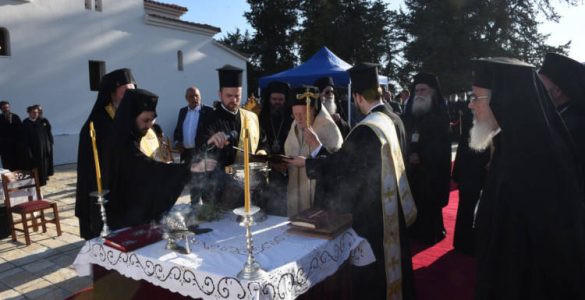 Μέγας Πατριαρχικός Εσπερινός στην Ιερά Μονή Αγίων Αποστόλων Λιθαρίου