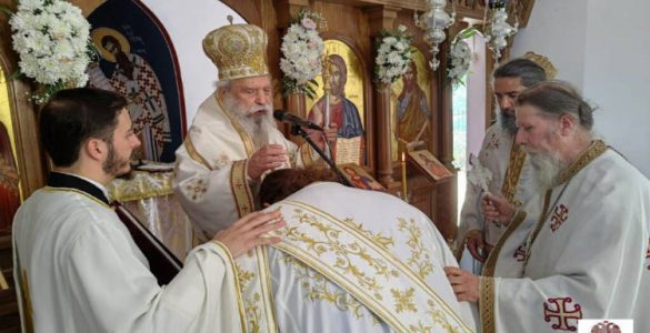 Εορτή Κοιμήσεως Αγίας Άννης στη Μητρόπολη Σπάρτης