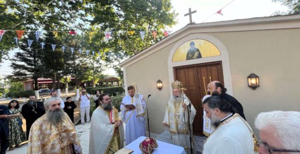 Εγκαινιάσθηκε Ιερός Ναός του Οσίου Παϊσίου στη Μητρόπολη Χαλκίδος