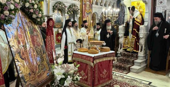 Μέγας Πολυαρχιερατικός Εσπερινός Αγίων Αναργύρων στη Νέα Ιωνία Αττικής