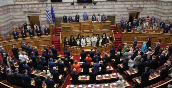 Αγιασμός στην Βουλή για την έναρξη της νέας Κοινοβουλευτικής Περιόδου