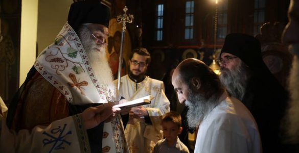 Κουρά Μοναχού στην Ιερά Μονή Αγίου Ραφαήλ Γρίβας