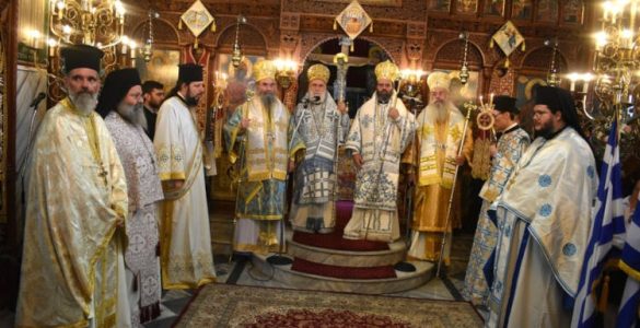 Λαμπρό Αρχιερατικό Συλλείτουργο στον Άγιο Νικόλαο Ιάσμου