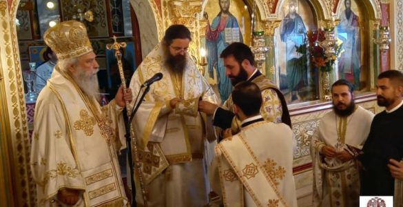 Χειροτονία Διακόνου στη Μεταμόρφωση Μολάων