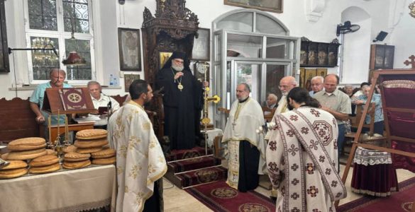 Ο Πανηγυρικός Εσπερινός του Αγίου Θεοδώρου Ταμασέως στο Πολιτικό