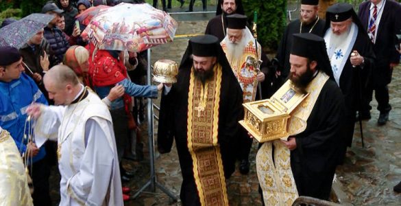 Υποδοχή του Ιερού Λειψάνου του Αγίου Λουκά στο Κλουζ της Ρουμανίας