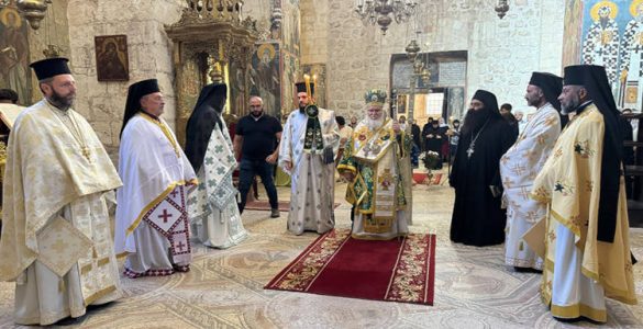 Η Κυριακή μετά την Ύψωση του Τιμίου Σταυρού στο Πατριαρχείο Ιεροσολύμων