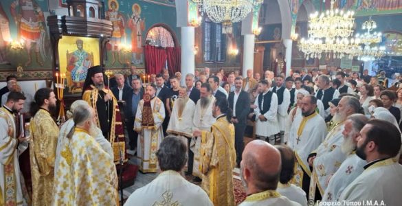 Η εορτή του Ευαγγελιστού Λουκά στη Μητρόπολη Αιτωλοακαρνανίας