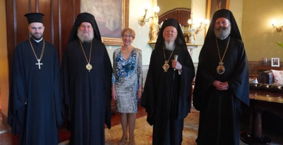 Ο Οικουμενικός Πατριάρχης στην Κυβερνήτρια της Ν.Ν.Ο. και στον Πρωθυπουργό της Αυστραλίας