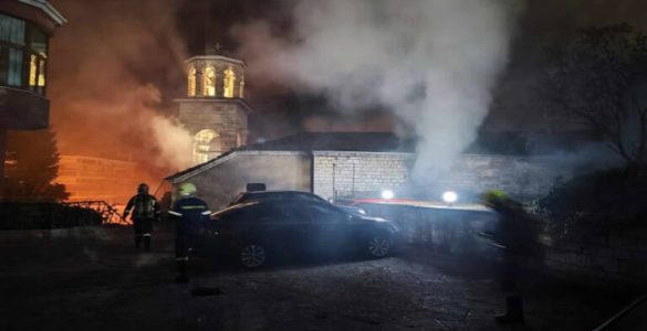 Από την πυρκαγιά στον Μητροπολιτικό Ναό Ιωαννίνων