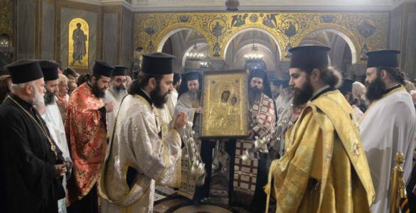Η Πάτρα υποδέχτηκε την Ιερά Εικόνα της Βηματάρισσας