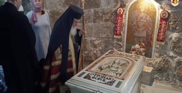 Η Εορτή του Αγίου Μεγαλομάρτυρος Γεωργίου του Τροπαιοφόρου στη Λύδδα