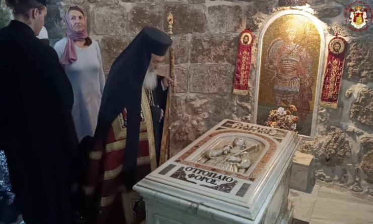 Η Εορτή του Αγίου Μεγαλομάρτυρος Γεωργίου του Τροπαιοφόρου στη Λύδδα